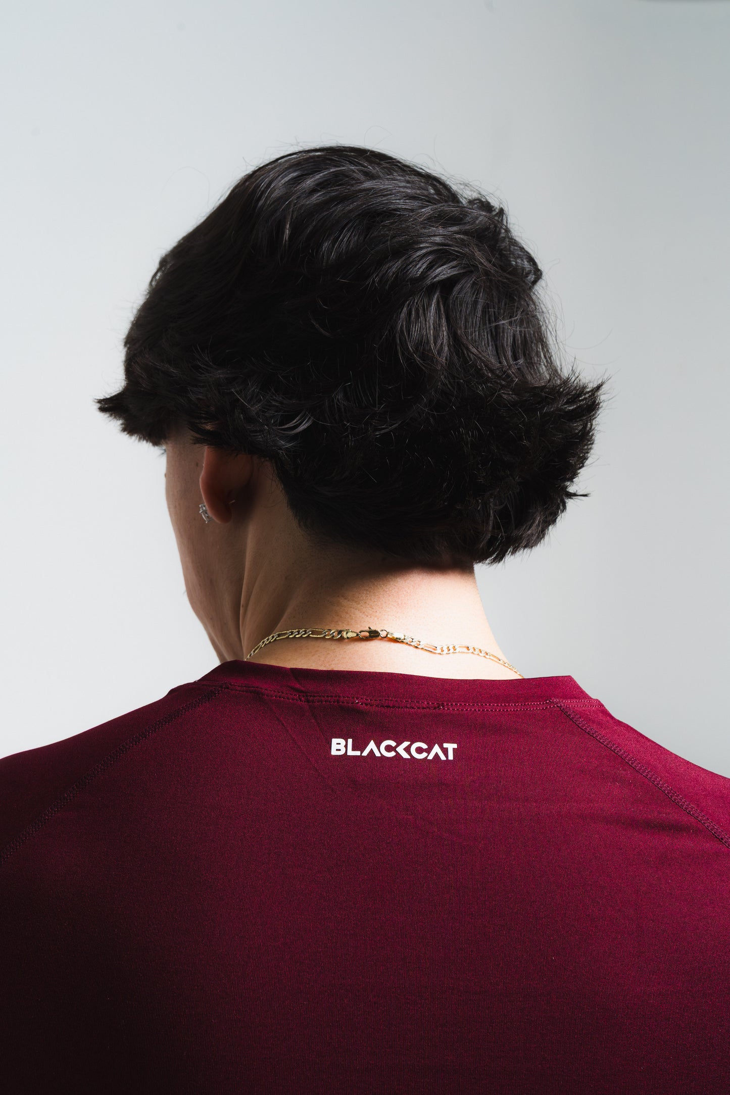 Wine slim-fit long sleeve