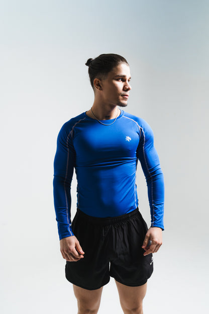 Rich Blue slim-Fit  long sleeve