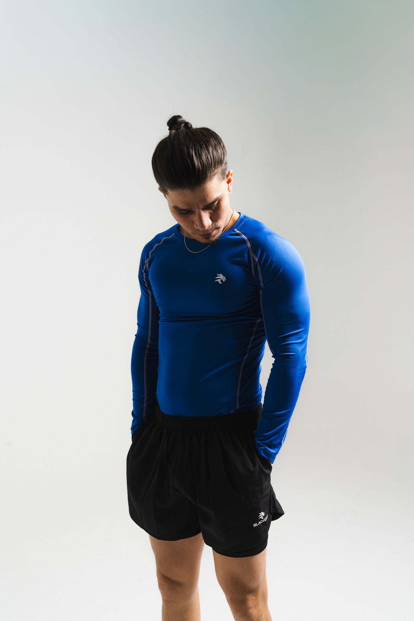 Rich Blue slim-Fit  long sleeve