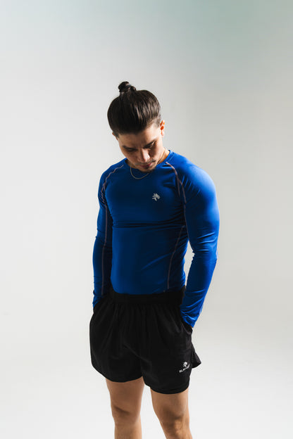 Rich Blue slim-Fit  long sleeve