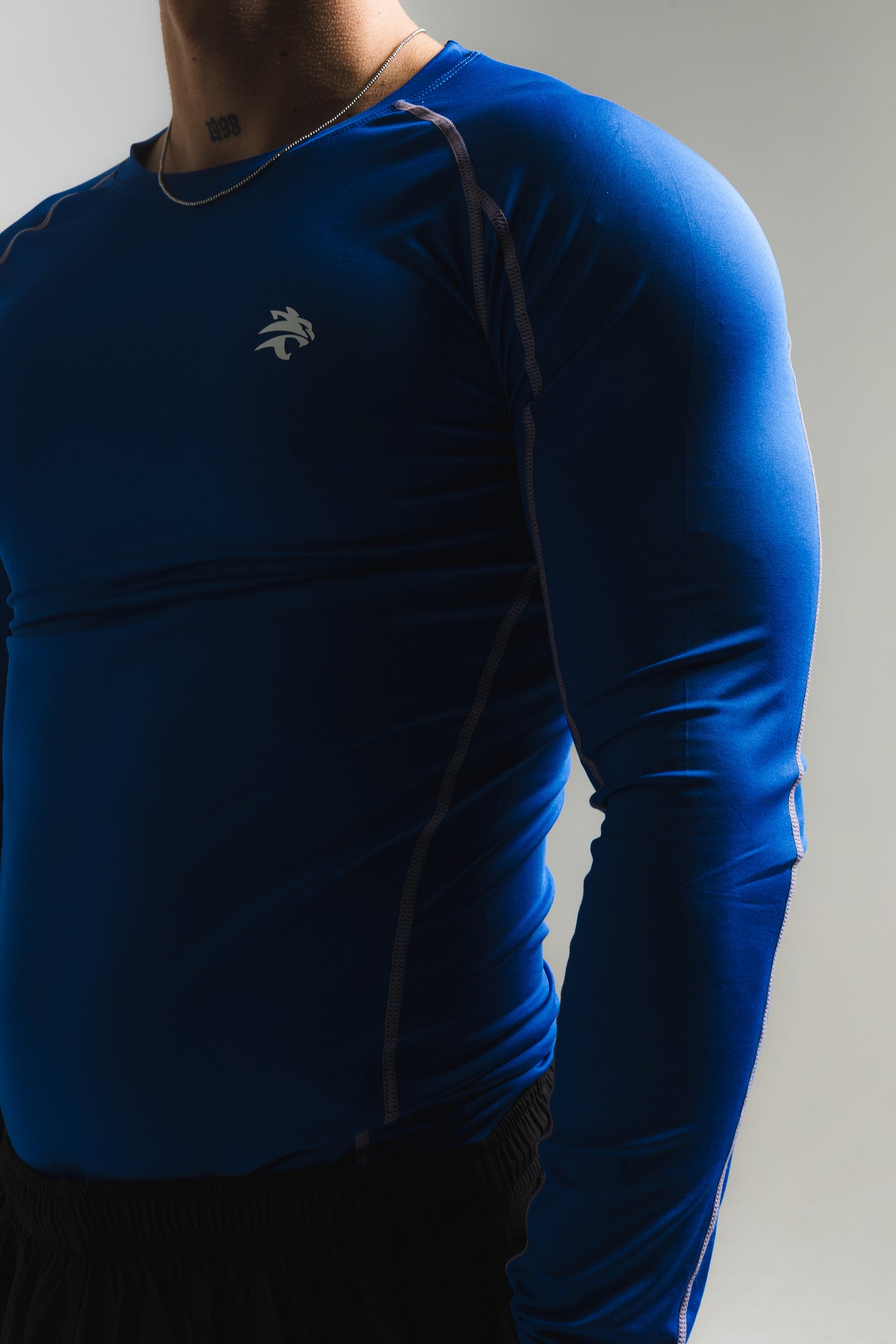Rich Blue slim-Fit  long sleeve