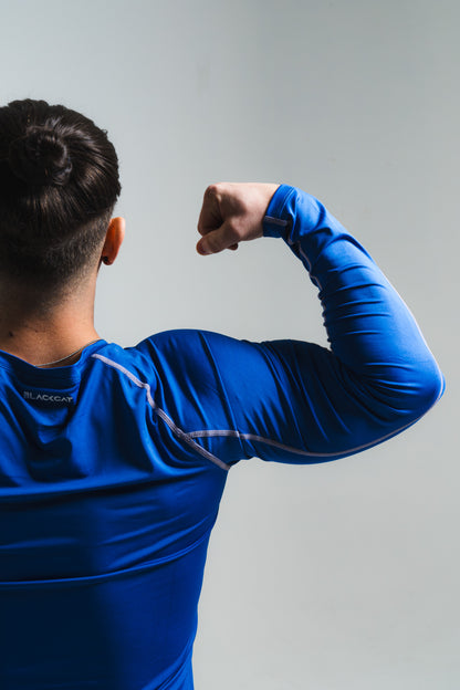 Rich Blue slim-Fit  long sleeve