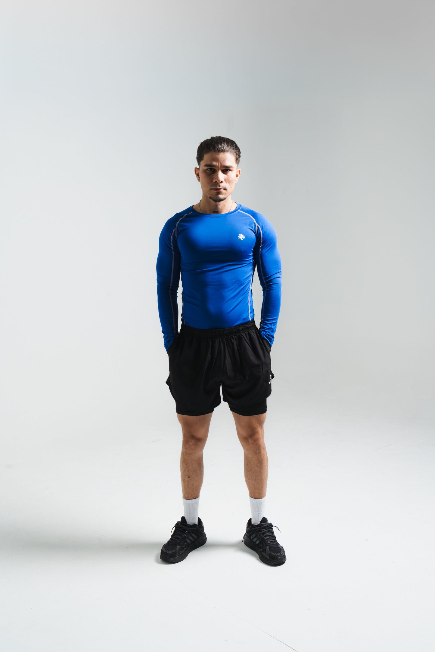 Rich Blue slim-Fit  long sleeve