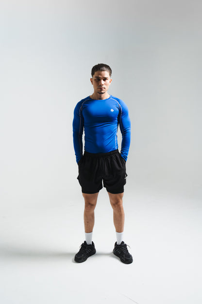 Rich Blue slim-Fit  long sleeve