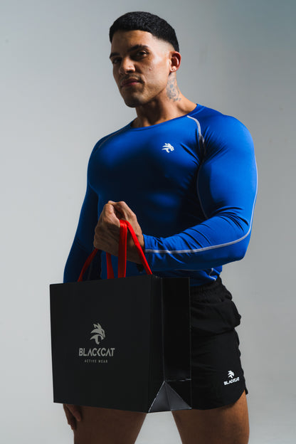 Rich Blue slim-Fit  long sleeve