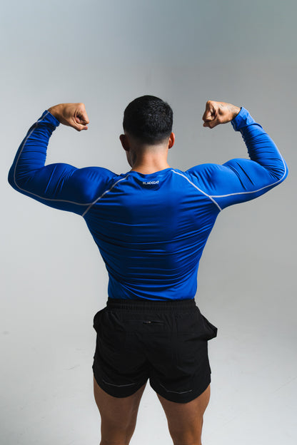 Rich Blue slim-Fit  long sleeve