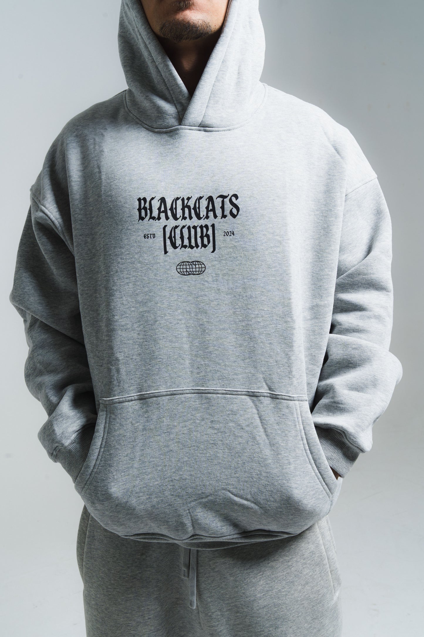 BCCLUB Grey hoodie