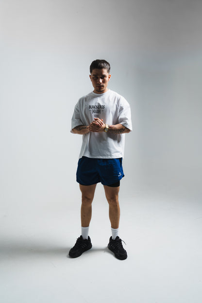 Rich blue lycra shorts