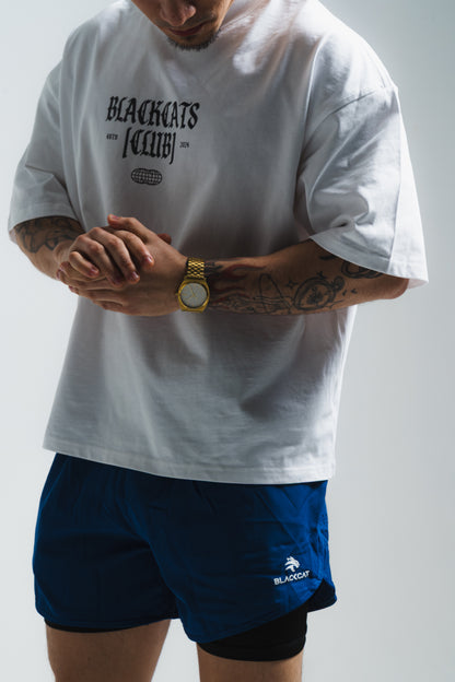 Rich blue lycra shorts