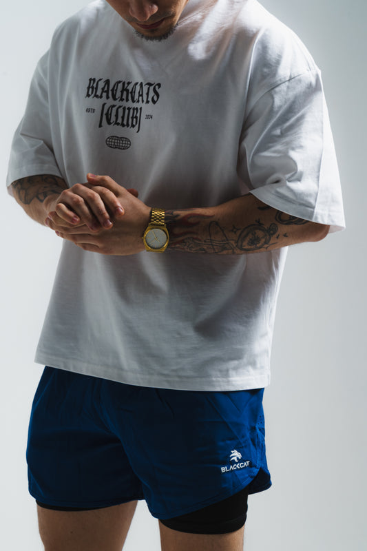 Rich blue lycra shorts