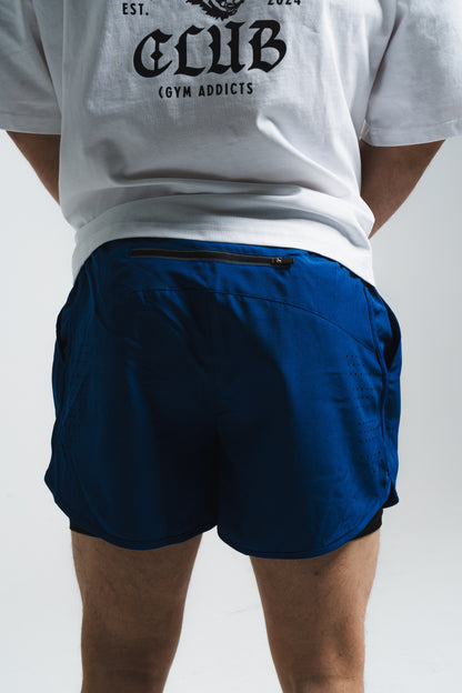 Rich blue lycra shorts