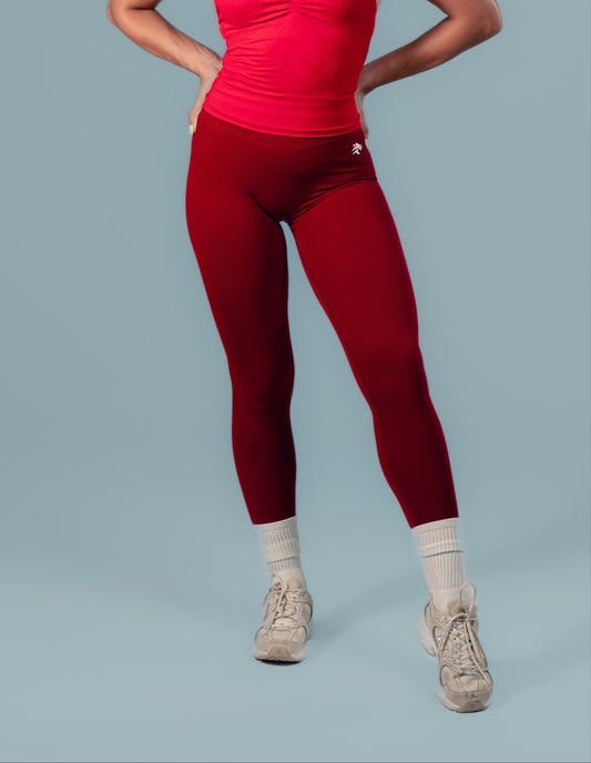 Wine Jaguar legging