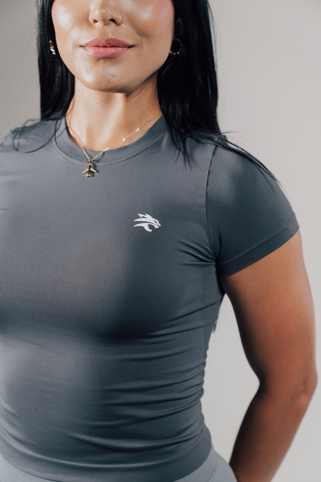 Loba Gris Slim fit top