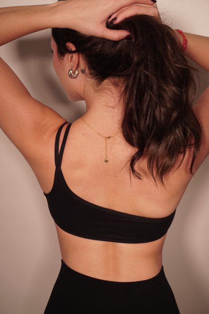 One side super grip sport bra