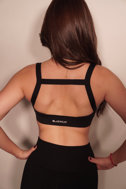Panther grip sport bra