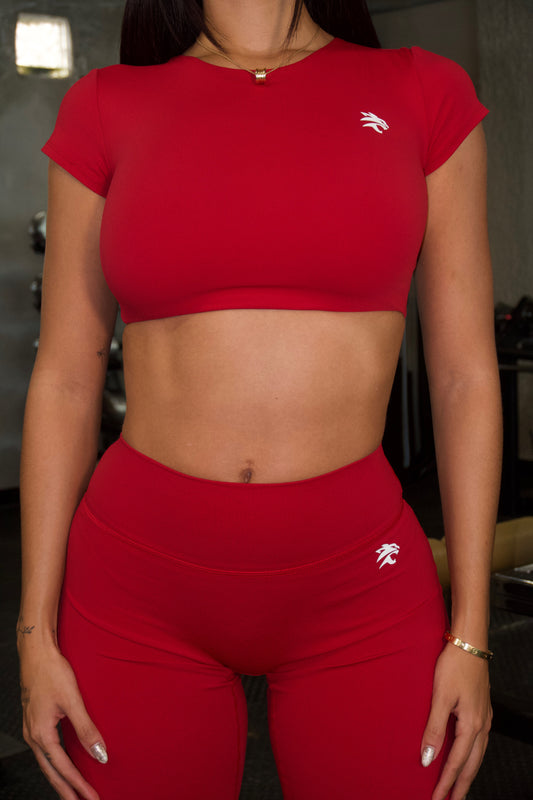 Rosso crop top